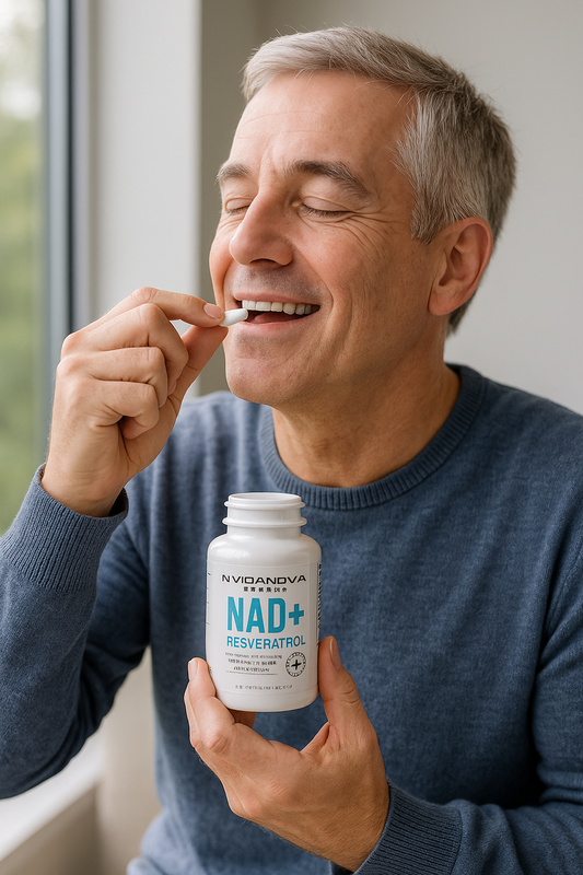 NAD RESVERATROL 500MG 60 CAPSULAS