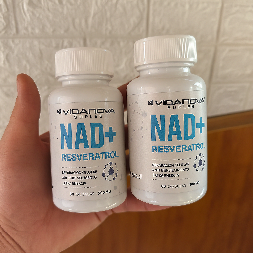 NAD RESVERATROL 500MG 60 CAPSULAS
